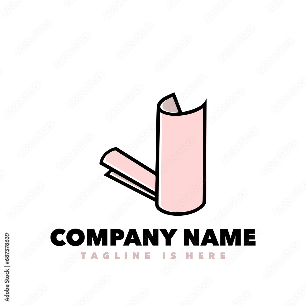 Paper logo for company Paper logo for company