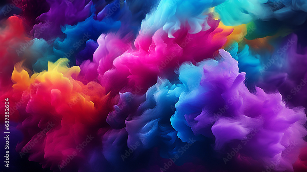 Obraz premium abstract colorful background HD 8K wallpaper Stock Photographic Image 