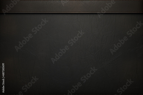 ダークブラウンの家具用レザーの質感、Dark brown furniture leather texture、Generative AI  © lime