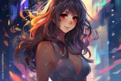 Anime Girl in a Fantasy World
