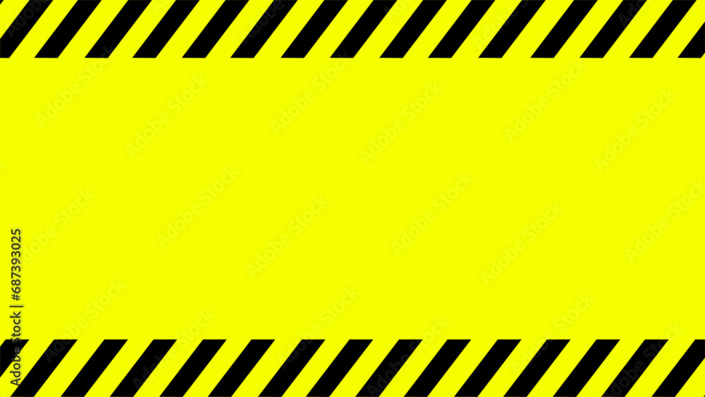 Black and yellow line warning tape sign. Caution tape. Black and yellow line striped. Black and yellow line warning tape sign. Caution tape. Black and yellow line striped.