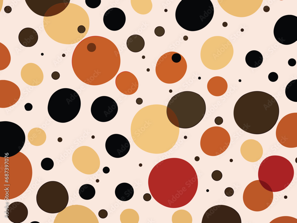seamless polka pattern design seamless polka pattern design