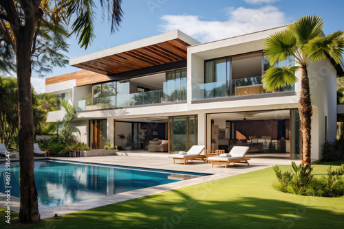 spacious modern villa with abundant natural light