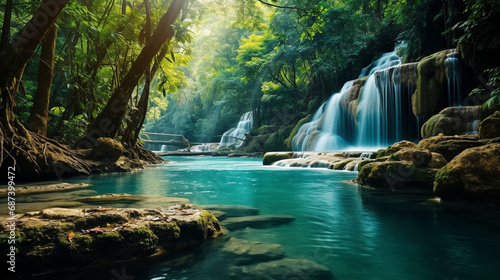 waterfall in the forest