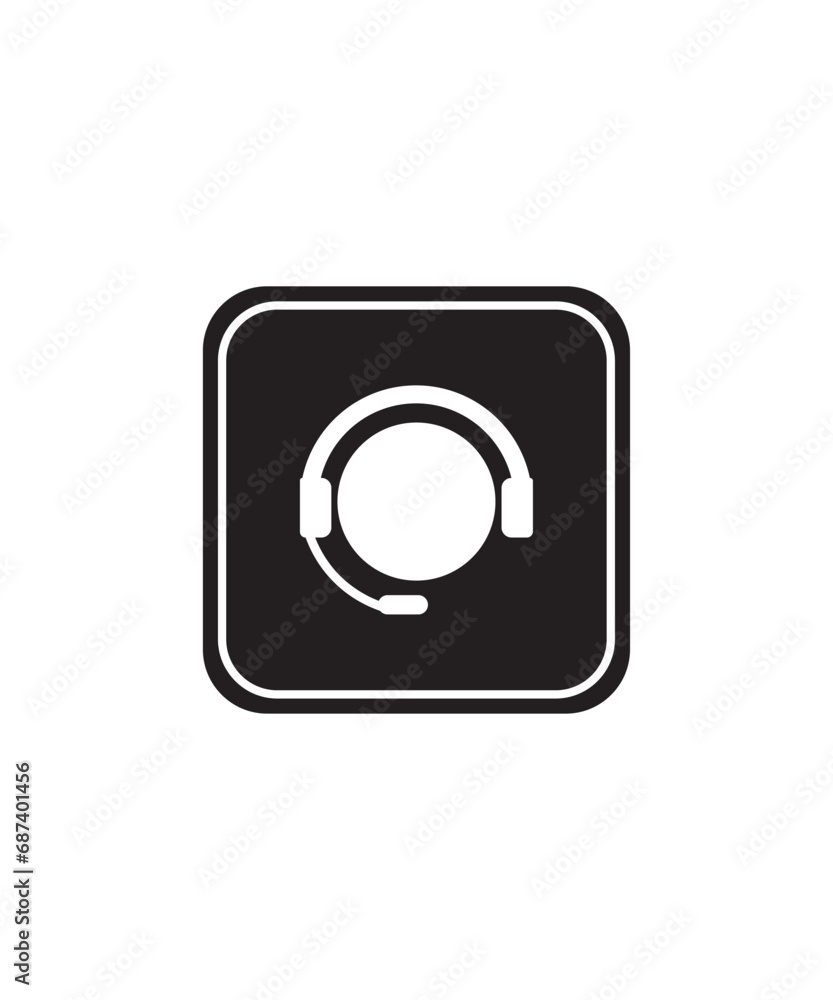 customer care button icon, vector best flat icon. customer care button icon, vector best flat icon.