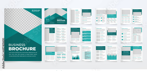 minimalist brochure template with modern concept and minimalist layout use for business profile and product catalog