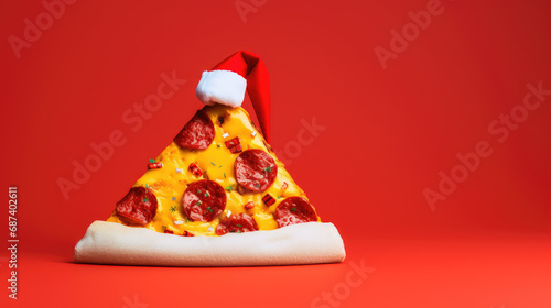 chrismas pizza background © liquid2000