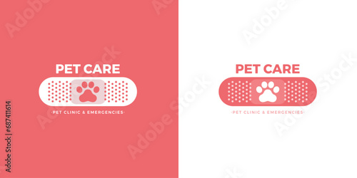 Pet Care and Love Clinic Artwork Logo
