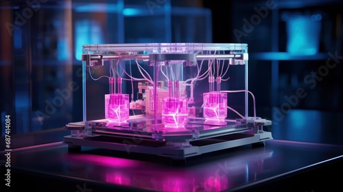 Bioprinting, Generative AI © kanesuan