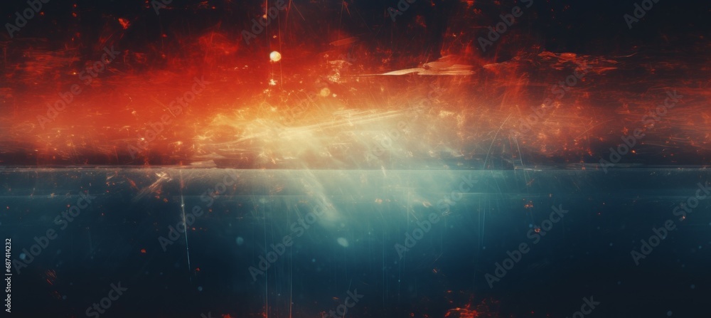 Obraz premium Film distressed grunge background. Generative AI technology.
