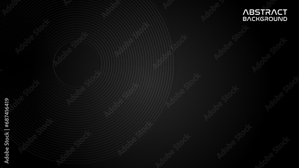 Abstract grey and red circle line vector on dark background. Modern simple overlap circle lines texture creative design. Futuristic technology concept. Suit for poster, banner, brochure, website. Abstract grey and red circle line vector on dark background. Modern simple overlap circle lines texture creative design. Futuristic technology concept. Suit for poster, banner, brochure, website.