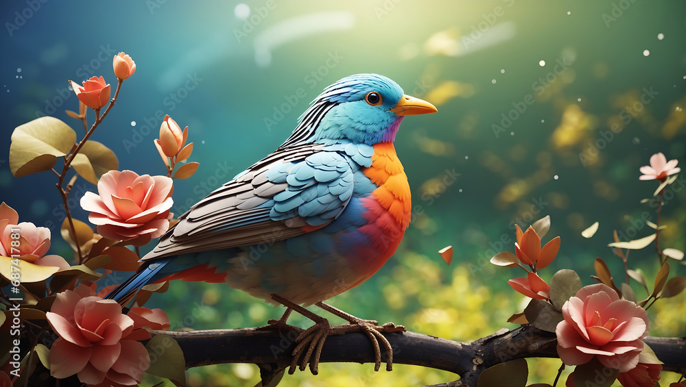 3D Bird Generated With AI 3D Bird Generated With AI