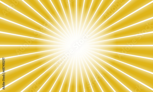 sunray  yellow  background with copy space . sunburst vector copyspace. Starburst warm graphic.