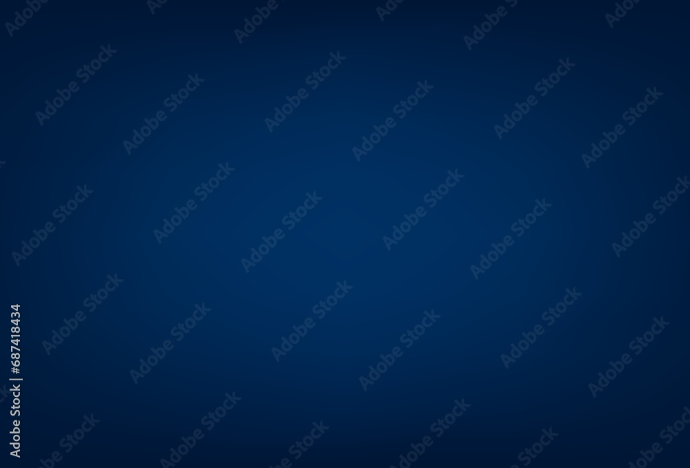 Dark Blue vector abstract blur Background. Blue navy studio room background. Space for selling products on the website. Abstract minimal design. Vector illustration.