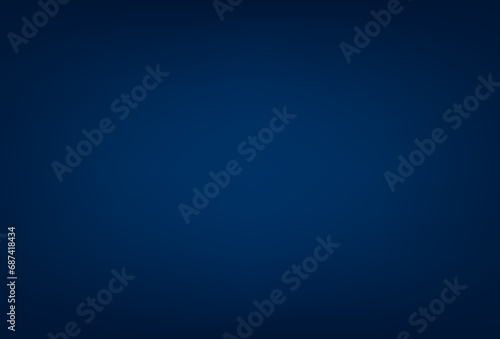 Dark Blue vector abstract blur Background. Blue navy studio room background. Space for selling products on the website. Abstract minimal design. Vector illustration.