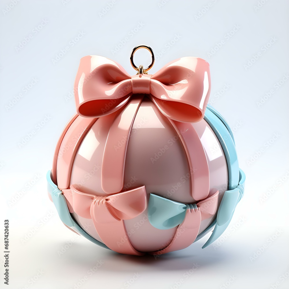 Christmas ball, Christmas toy close-up on a plain background as an element of interior design and decoration for a Christmas tree or pine tree: New Year, Christmas Eve, Christmas, December, holiday Christmas ball, Christmas toy close-up on a plain background as an element of interior design and decoration for a Christmas tree or pine tree: New Year, Christmas Eve, Christmas, December, holiday