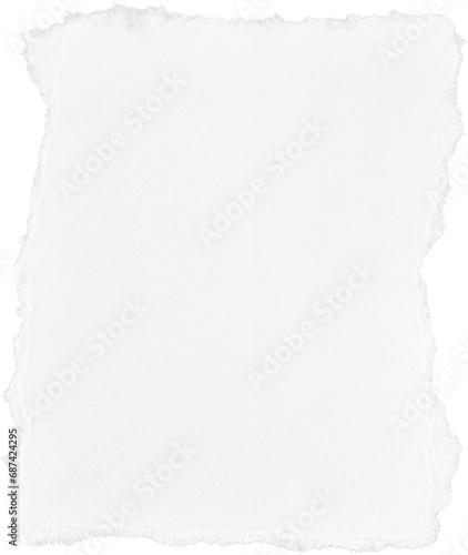 White Ripped Paper