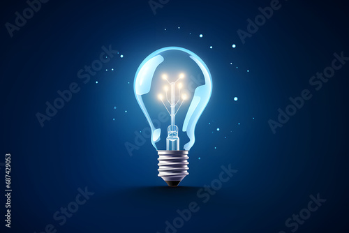 Lamp illumination for advertising poster