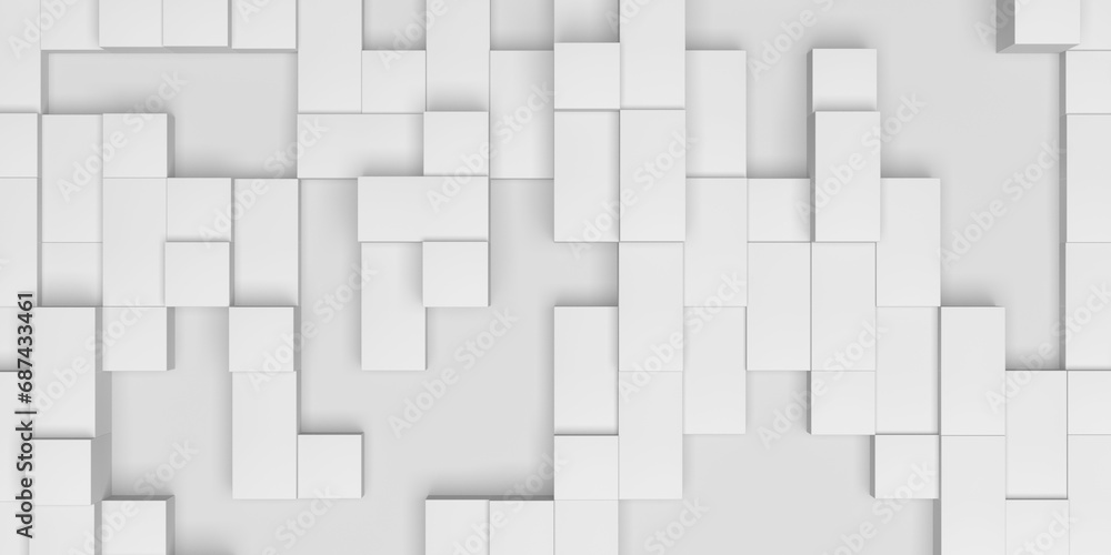 Geometric abstract white background. Tiled style Geometric abstract white background. Tiled style