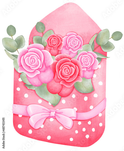 Hand-Drawn Watercolor Rose Clipart: Create Beautiful Floral Designs with Ease