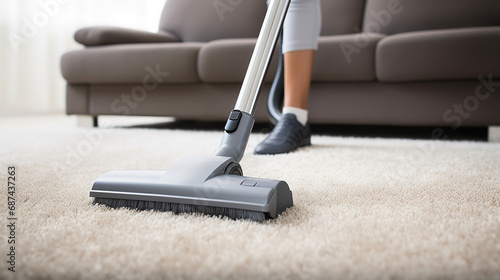 Maintaining carpet by vacuuming