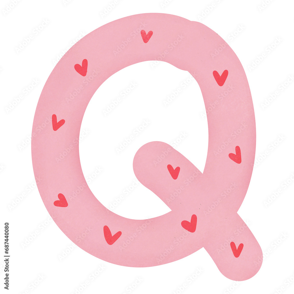 Valentine alphabet Valentine alphabet
