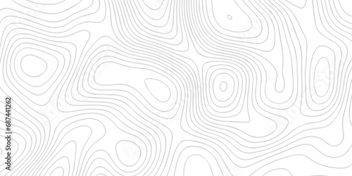 Abstract pattern with lines. Abstract sea map geographic contour map and topographic contours map background. Abstract white pattern topography vector background. Topographic line map background.