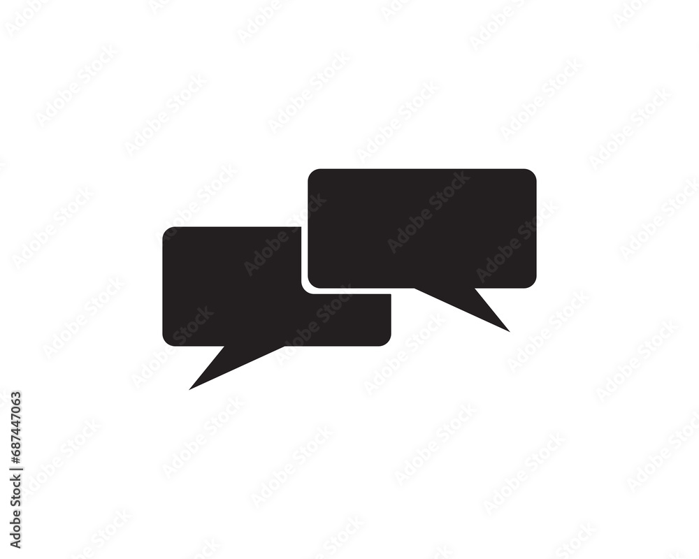 Bubble message text icon vector symbol design illustration. Bubble message text icon vector symbol design illustration.
