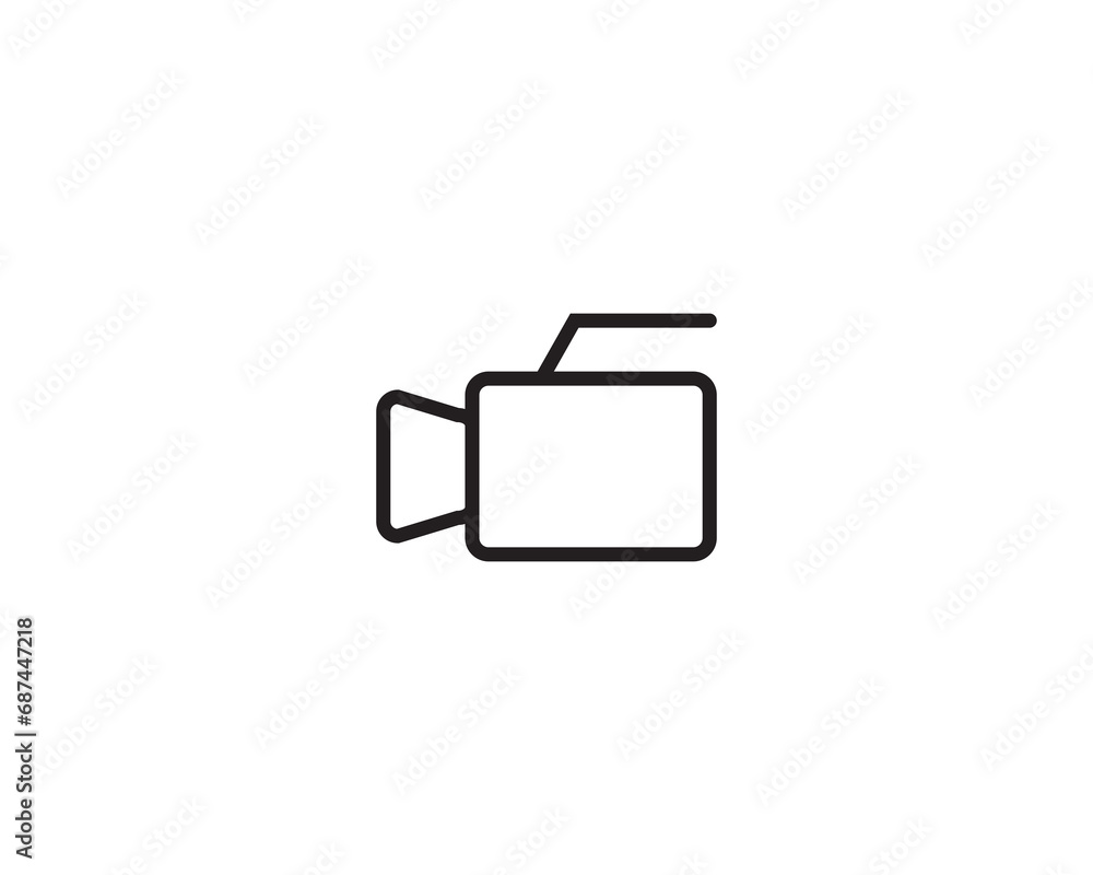 Video camera icon vector symbol design illustration Video camera icon vector symbol design illustration