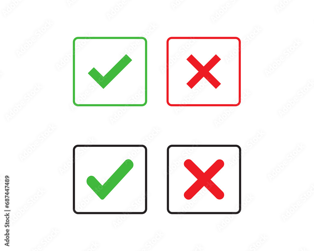 Check mark choose icon vector design illustration Check mark choose icon vector design illustration