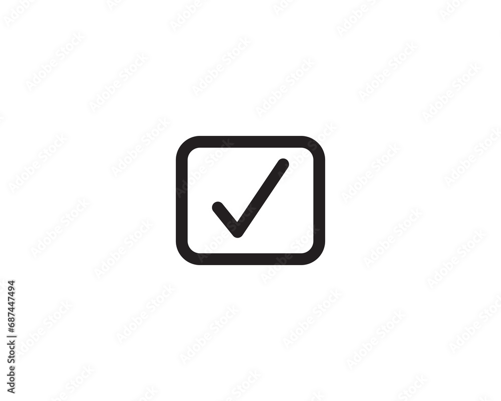 Check mark correct icon vector symbol design illustration Check mark correct icon vector symbol design illustration