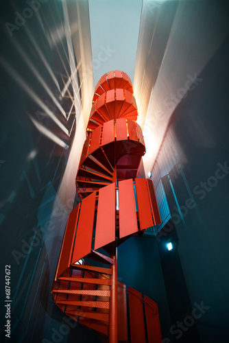 Escalier rouge
