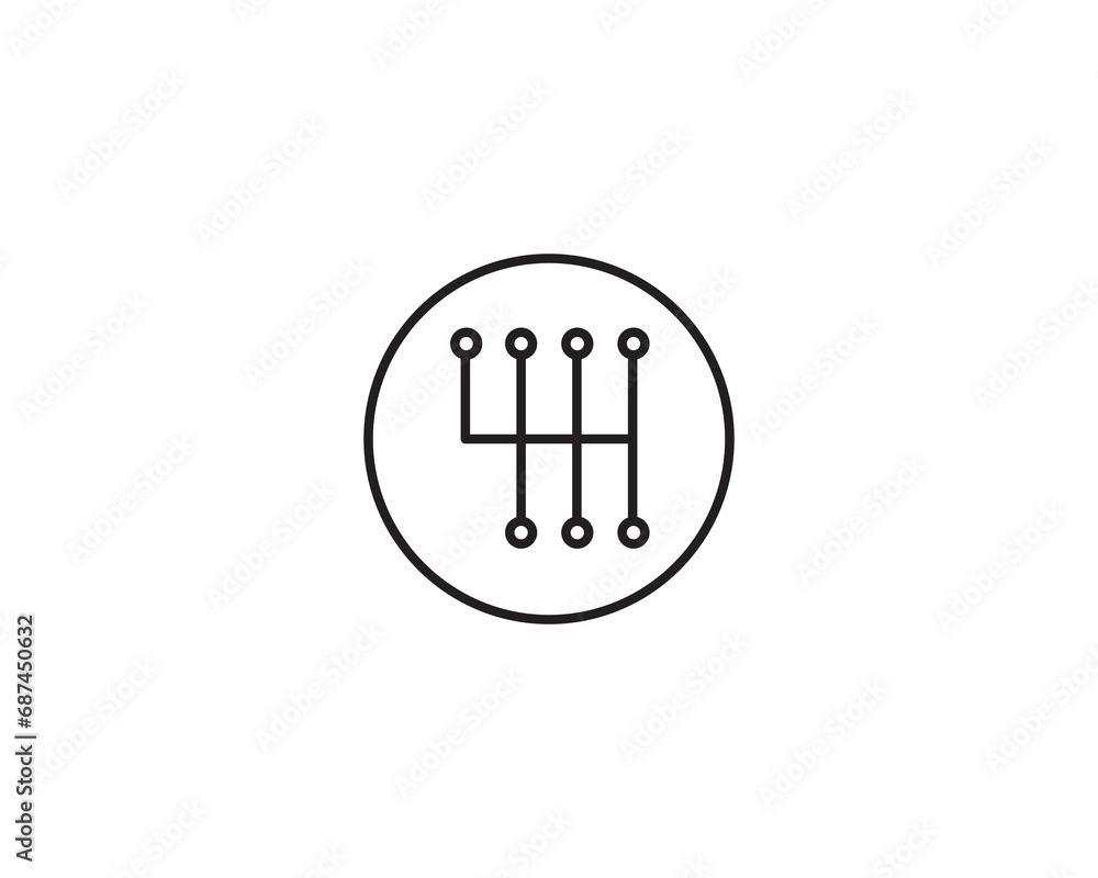 Gear icon vector symbol design illustration