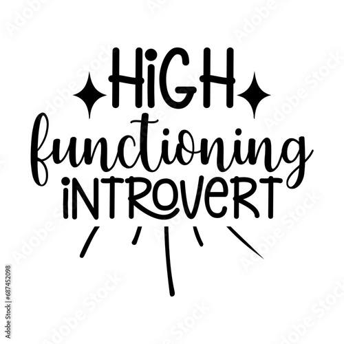 High functioning introvert