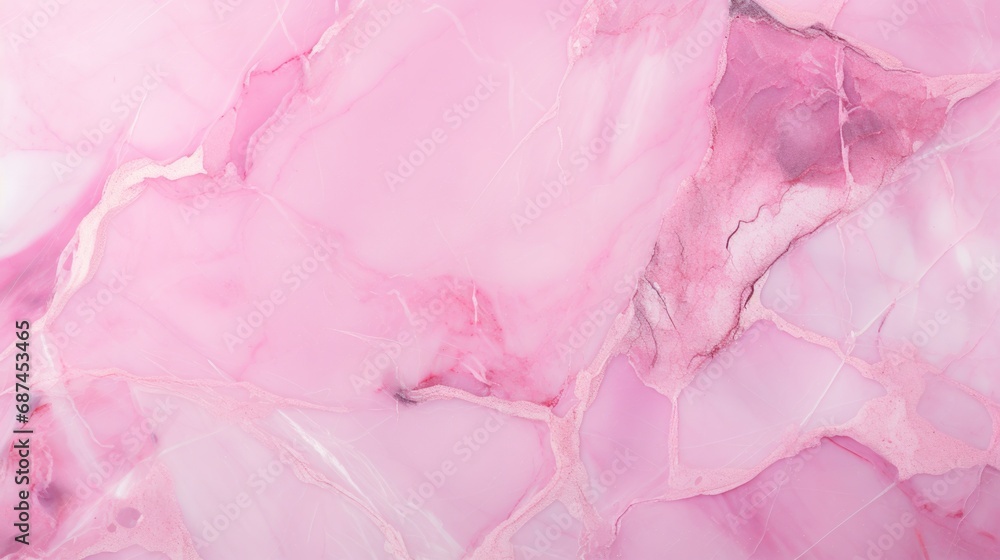 Fototapeta premium Pink shiny marble background Texture