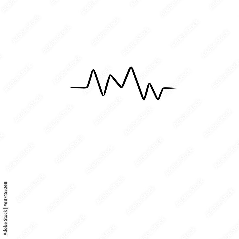 Illustration Vector graphic of heart pulse icon Illustration Vector graphic of heart pulse icon