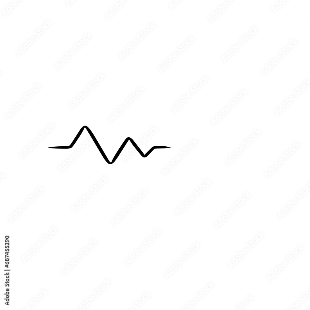 Illustration Vector graphic of heart pulse icon Illustration Vector graphic of heart pulse icon