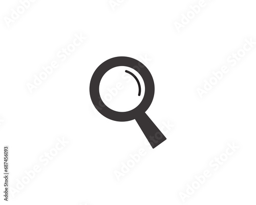 Magnify search find icon vector symbol design illustration