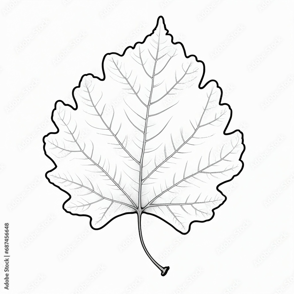 Fototapeta premium Botanical lineart