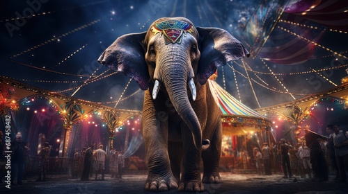  charismatic elephant easily predicts future, using circus magic, which gave him reputation of great animal magician