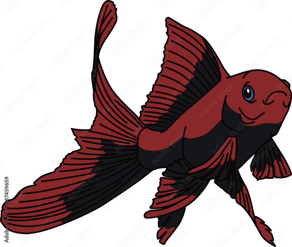 Fototapeta premium 金魚（GoldFish）(eps)