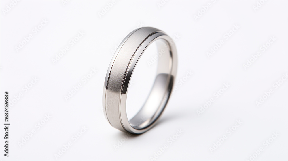 wedding ring made of white gold isolated on white background wedding ring made of white gold isolated on white background
