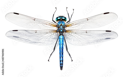 Graceful Damselfly Delicate Dancer of Skies on a White or Clear Surface PNG Transparent Background