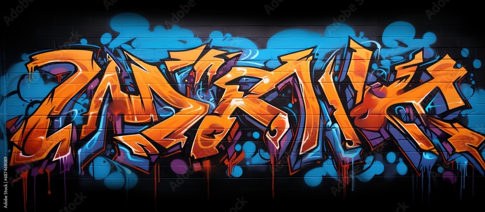 graffiti wall abstract background idea for artistic pop art background backdrop, Generative Ai not real photo graffiti wall abstract background idea for artistic pop art background backdrop, Generative Ai not real photo