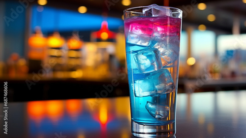 cocktail in the bar HD 8K wallpaper Stock Photographic Image 