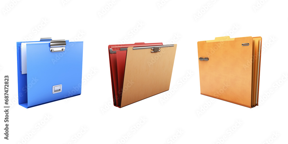 Folder isolated on white background Folder isolated on white background