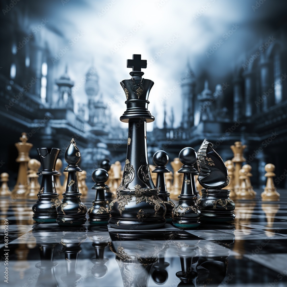 strategic decision and strategic move concept with chess strategic decision and strategic move concept with chess