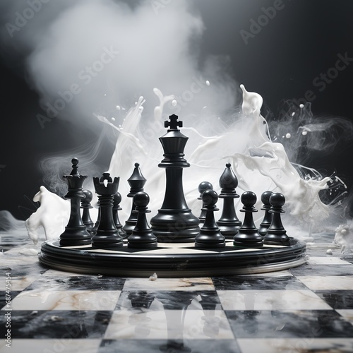 King chess pieces represent leadership and strategic planning while also symbolizing teamwork and a competitive spirit