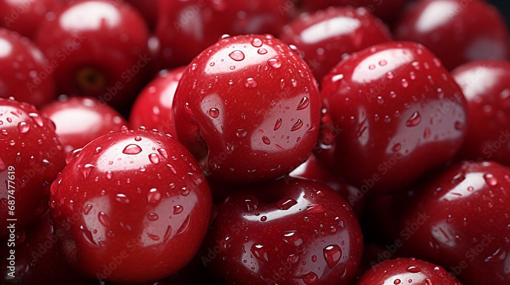 red cherries background HD 8K wallpaper Stock Photographic Image red cherries background HD 8K wallpaper Stock Photographic Image