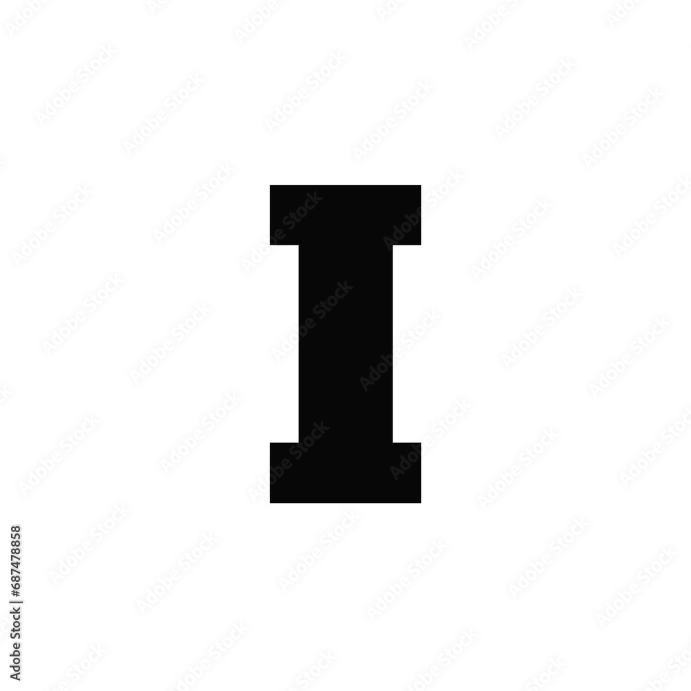 Luxury font character I . Png transparency Luxury font character I . Png transparency